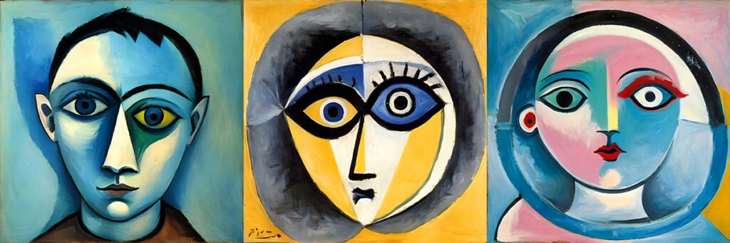 faces of picasso